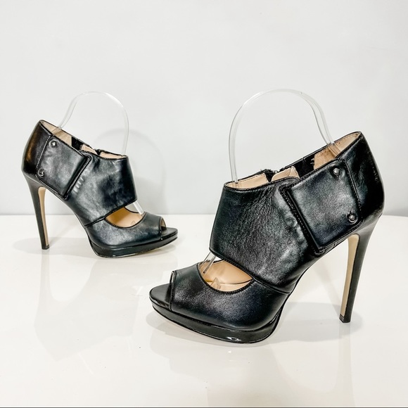 Calvin Klein Shoes - 🦋🌙 CALVIN KLEIN | Black Heels, Peep Toe size 7